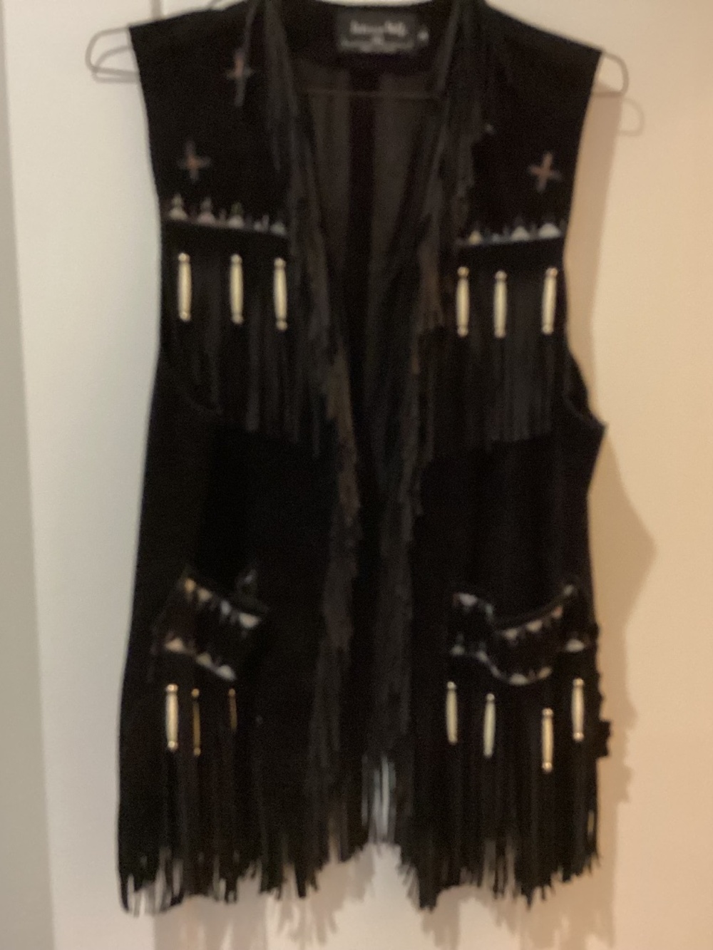 Patricia Wolf Suede Vest